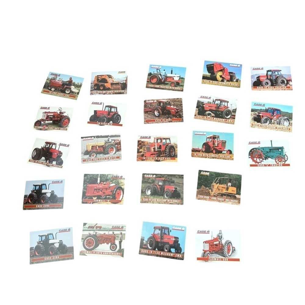 Ertl Harvest Heritage Trading Cards Case Corp Tractor Farming Agriculture